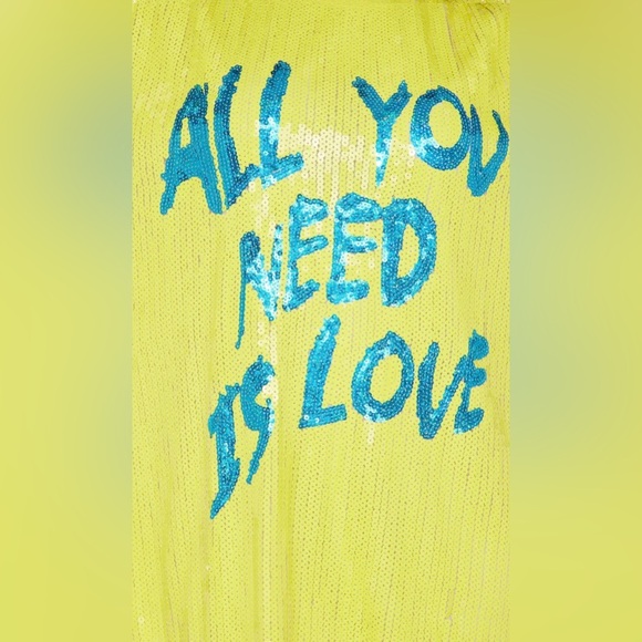 Fashion Nova Yellow Sequin Dress - Picture 3 of 12